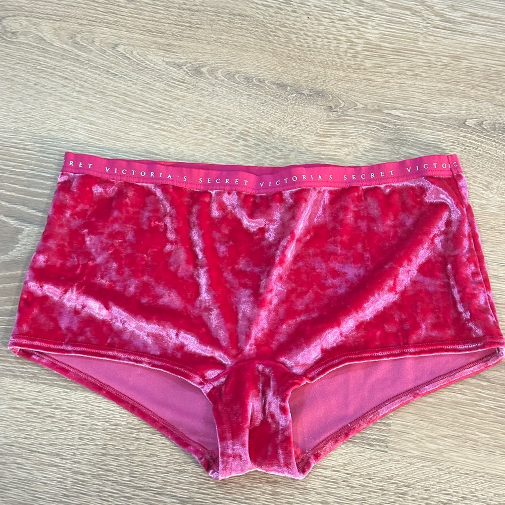 Victoria's Secret Pink Velvet Briefs
